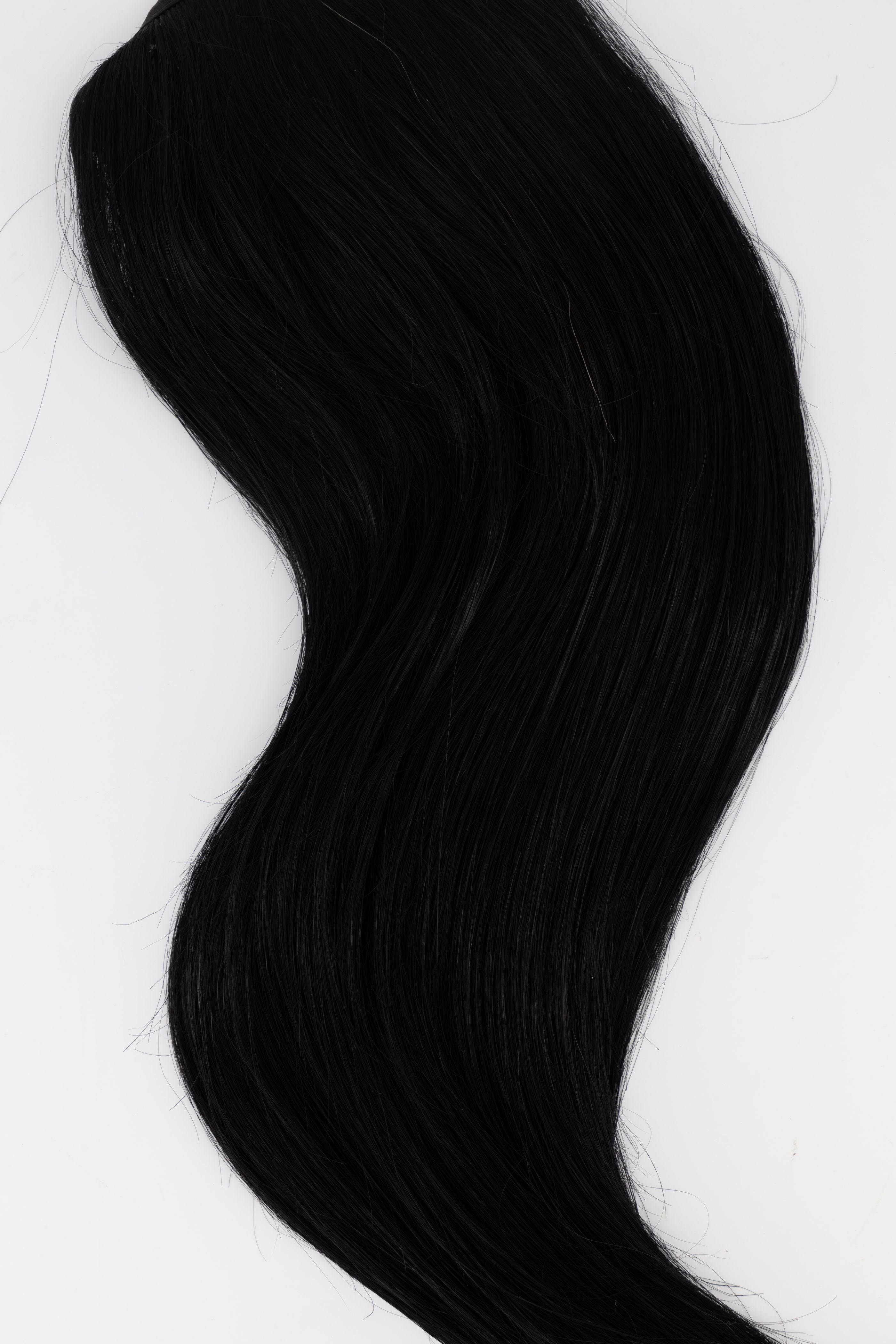 Frontrow clip-in ponytail extensions in jet black