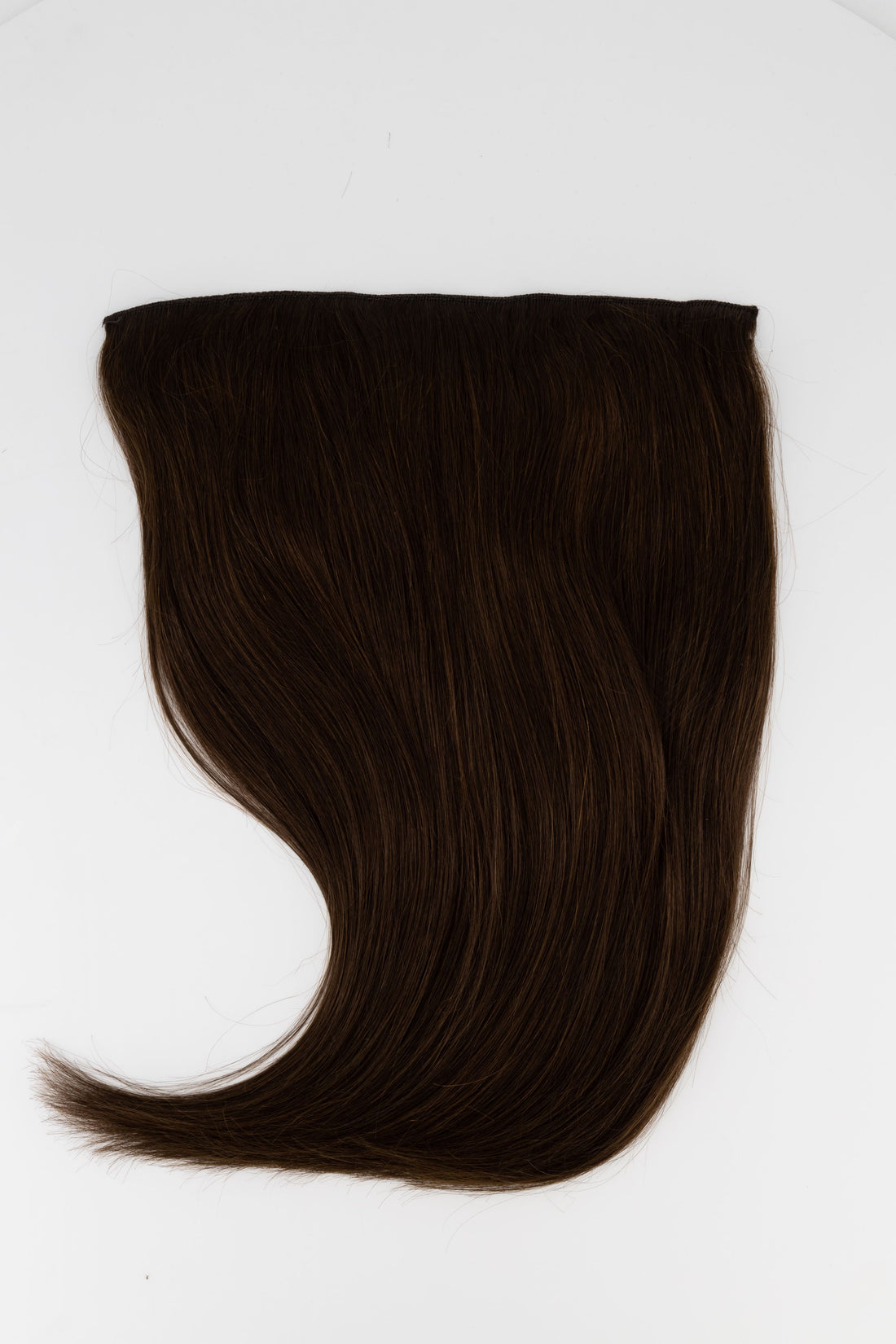 Frontrow halo hair extensions in dark brown
