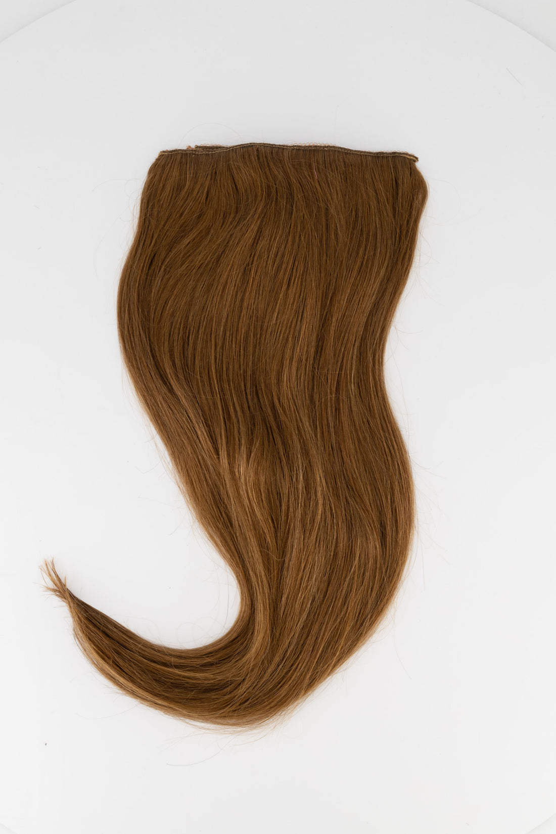 Frontrow clip-in hair extensions in chestnut brown