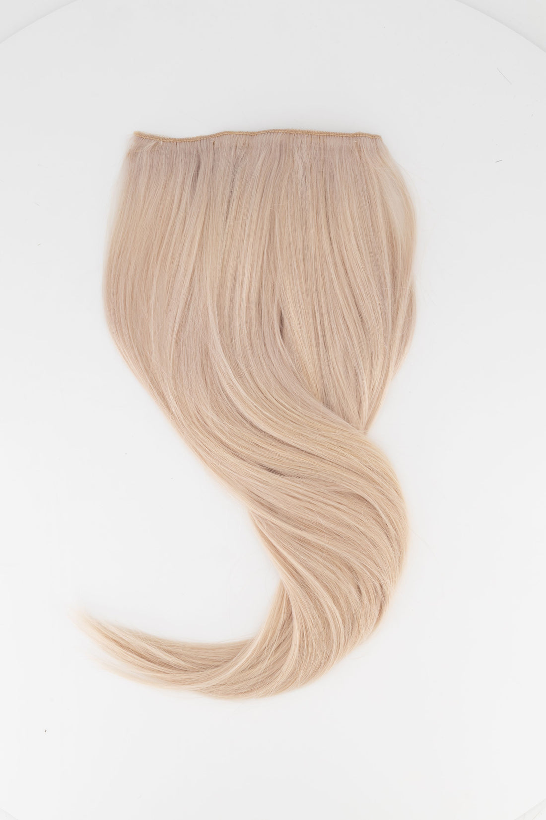 Frontrow set of clip-in hair extensions in ash blonde